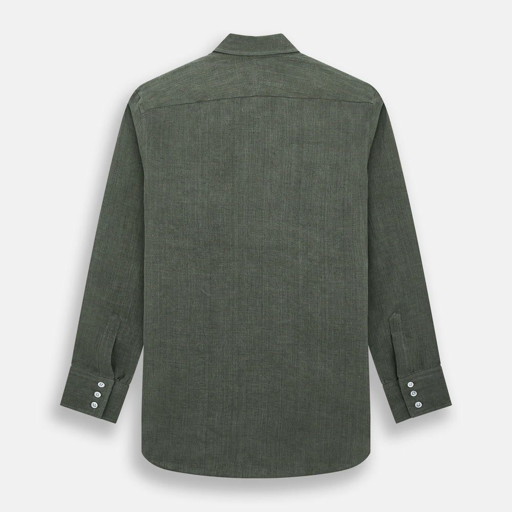 Sage Linen Westminster Shirt