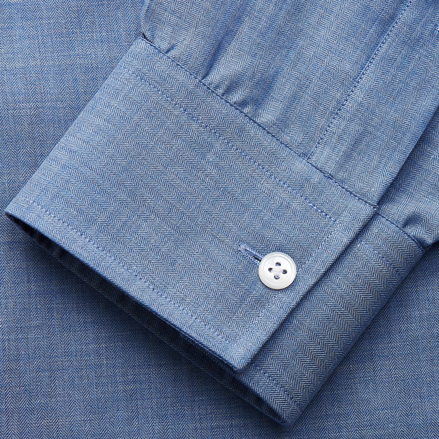 View 2 of product Blue Cotton Weekend Fit Blake Shirt