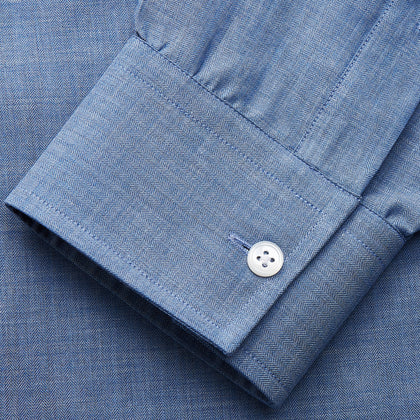 Blue Cotton Weekend Fit Blake Shirt Image 1