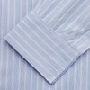 View 3 of product Blue Multi Stripe Cotton Regular Fit Whitby Shirt
