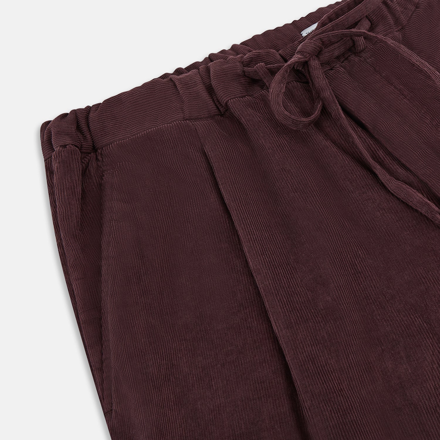 View 2 of product Burgundy Corduroy Miles Trousers