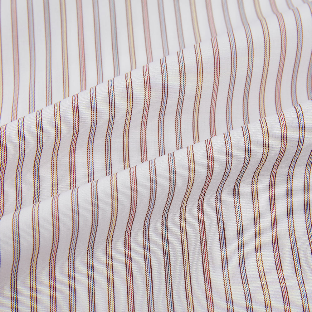 Red with Multicoloured Music Stripe Mayfair Shirt