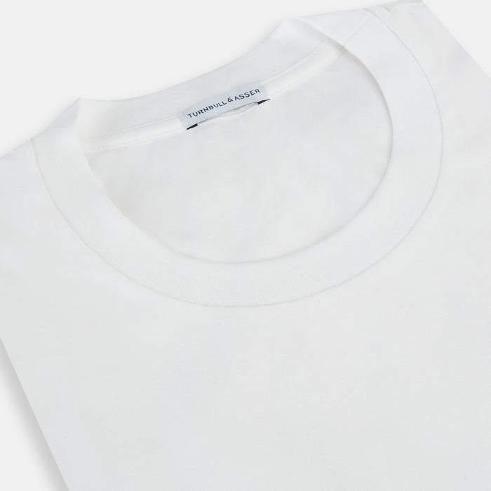 White Short-sleeve Pyjama T-Shirt Image 1