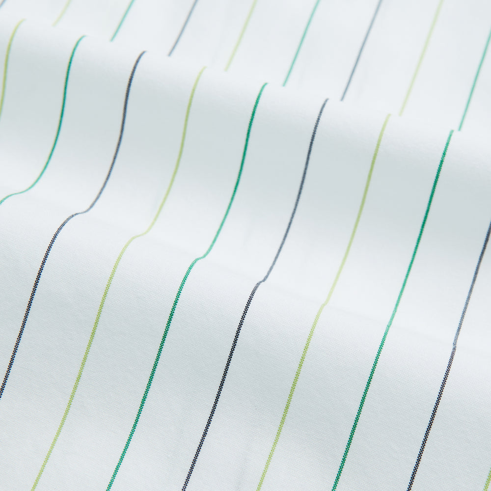Green Wide Pinstripe Mayfair Shirt