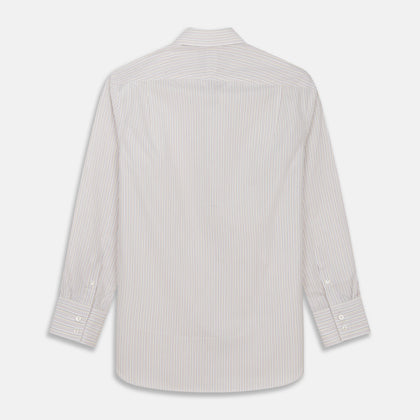 Red Multi Stripe Tailored Fit Shelton Shirt Image 4