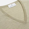 View 2 of product Light Green Kennedy Merino V-Neck Jumper