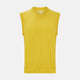 Canary Yellow Fine Merino V-Neck Vest