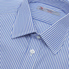 View 2 of product Blue Bengal Stripe Shirt with T&A Collar and Double Cuffs