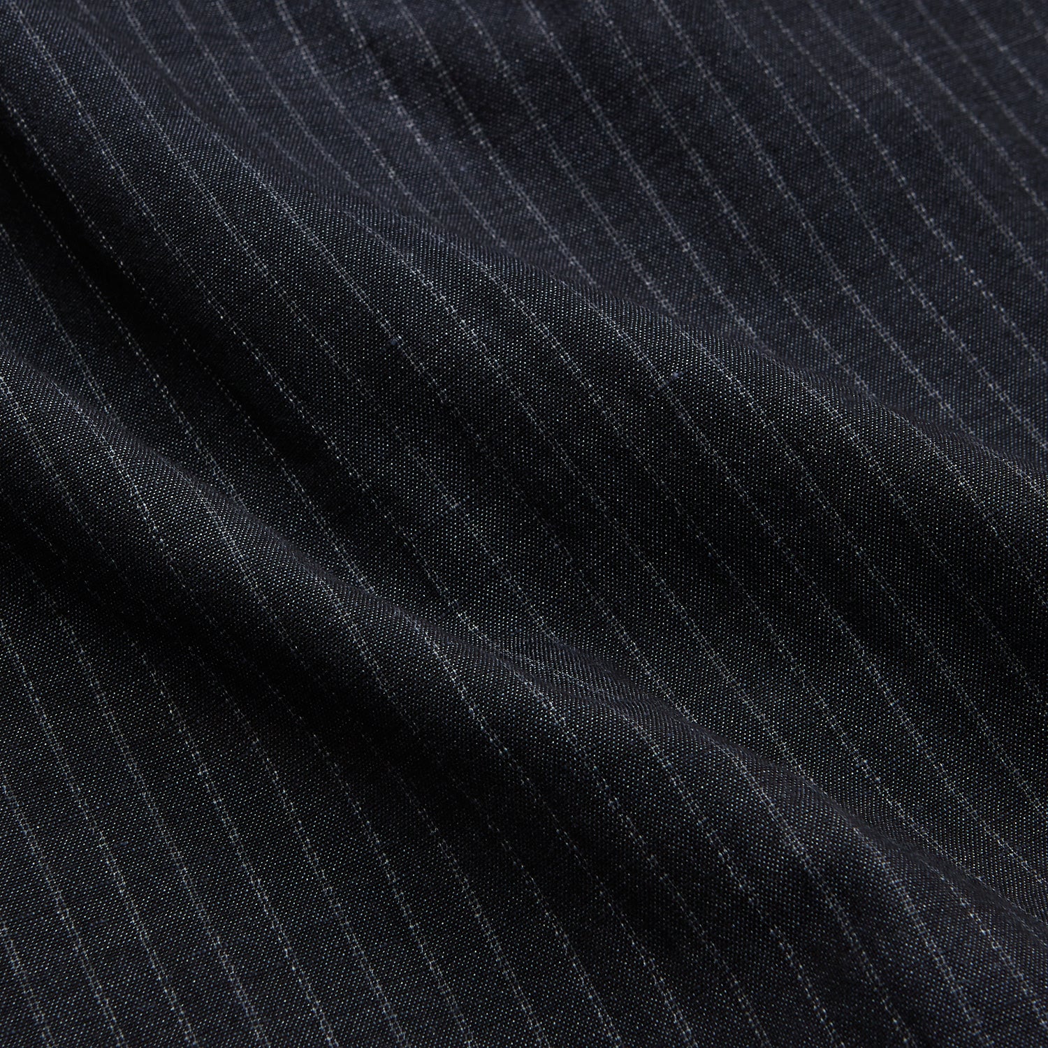 View 8 of product Navy Tailored Pinstriped Shirt Jacket