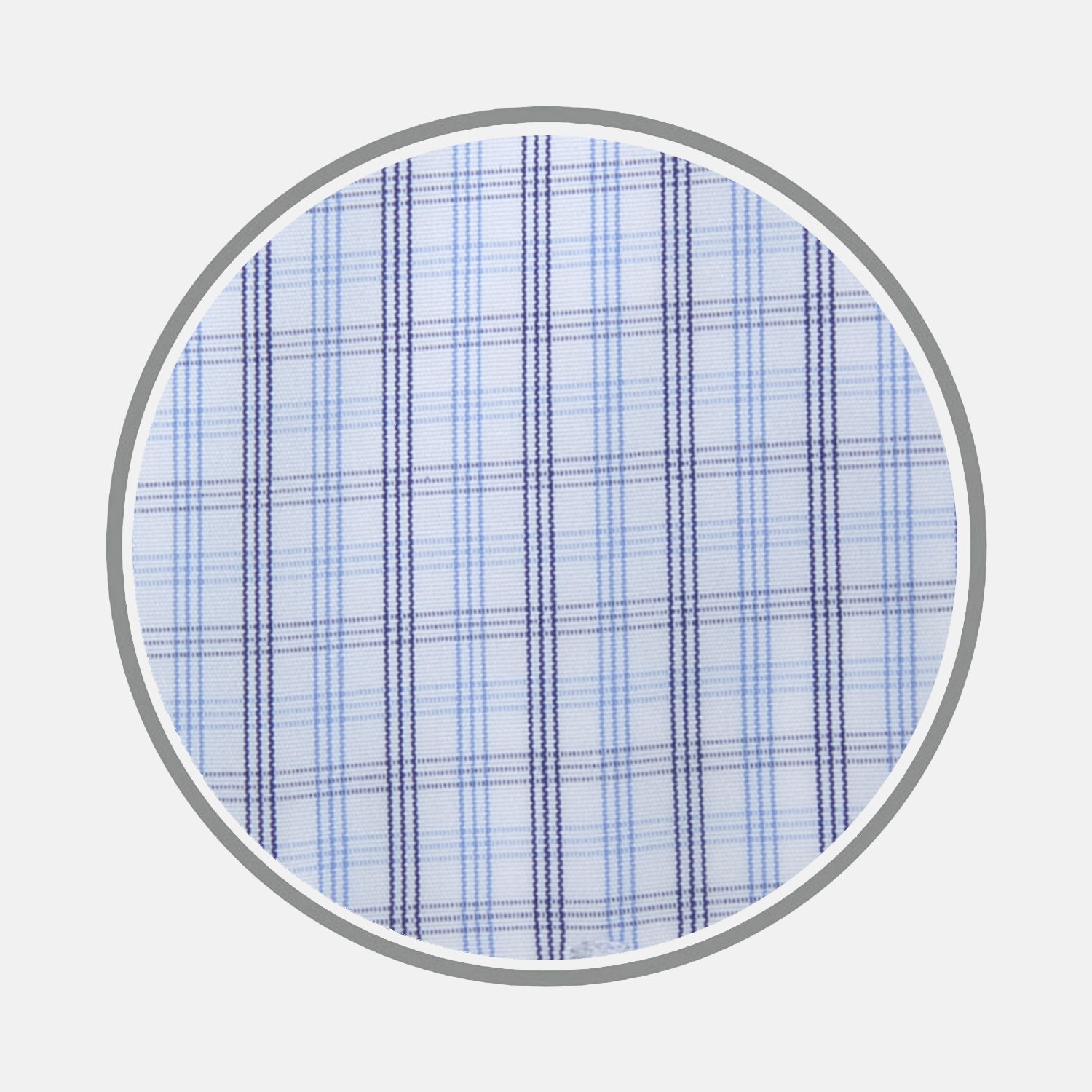 View 1 of product Navy Group Check Cotton Fabric