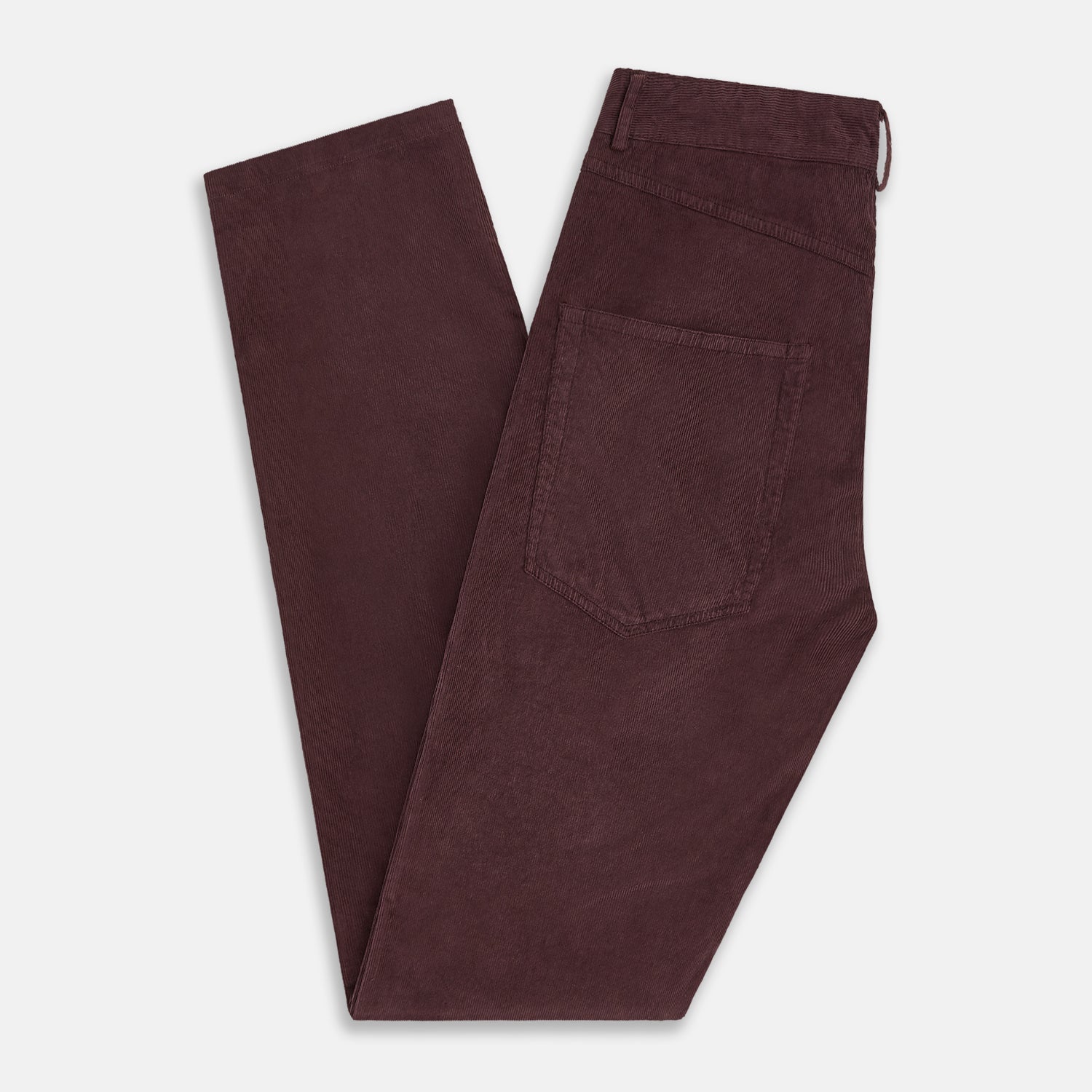 View 6 of product Burgundy Corduroy Charles Trousers