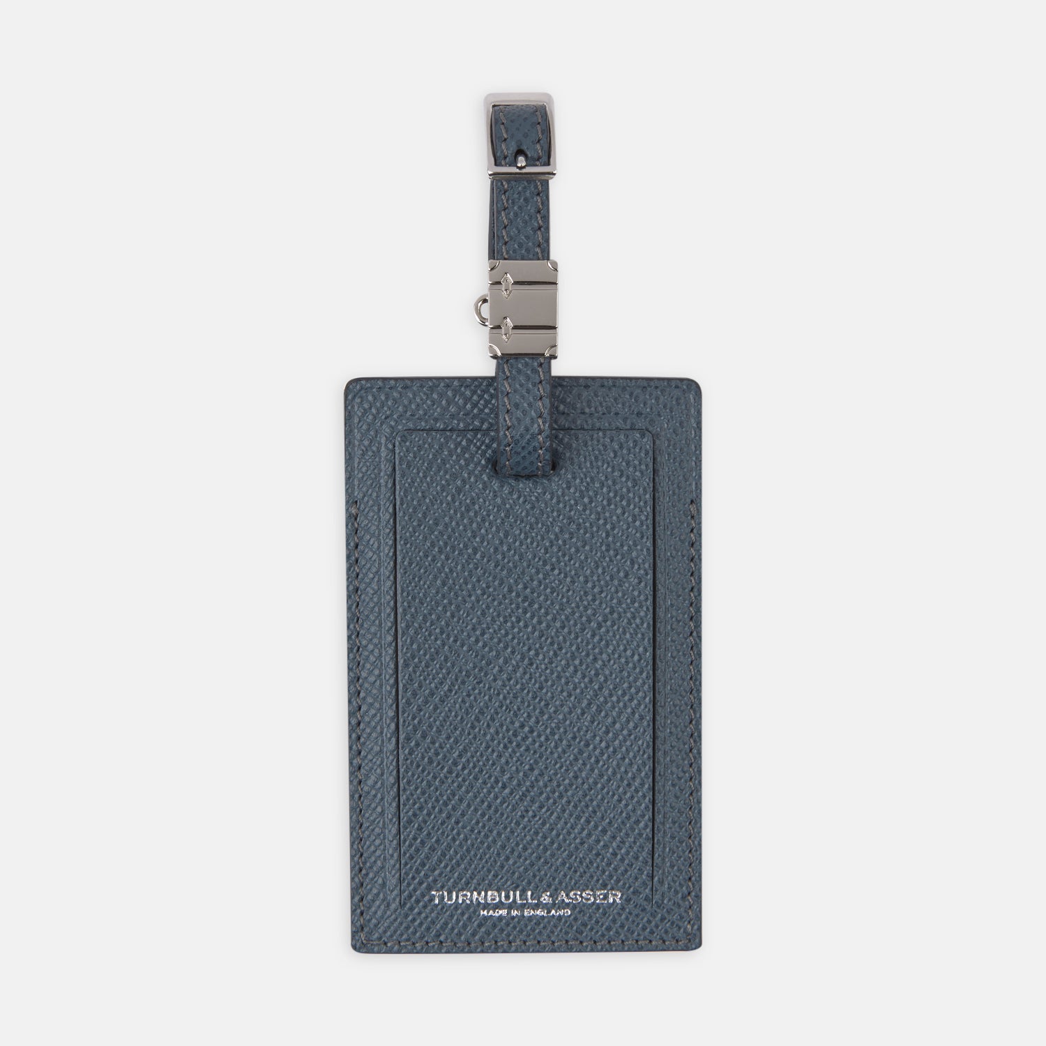 View 1 of product Blue Leather Luggage Tag