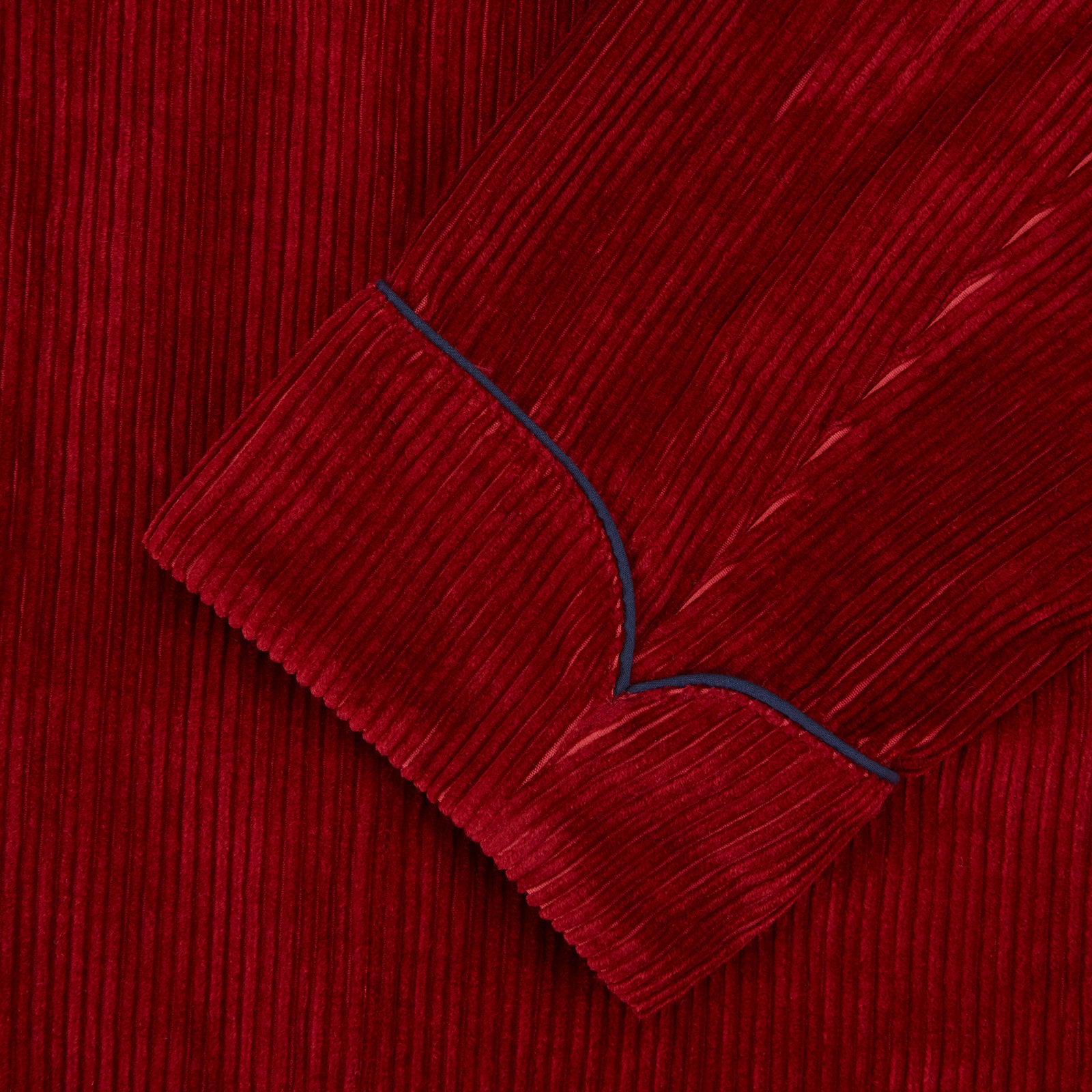 View 2 of product Burgundy Linen & Cotton Cord Gown