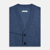 View 4 of product Blue Cashmere Cardigan