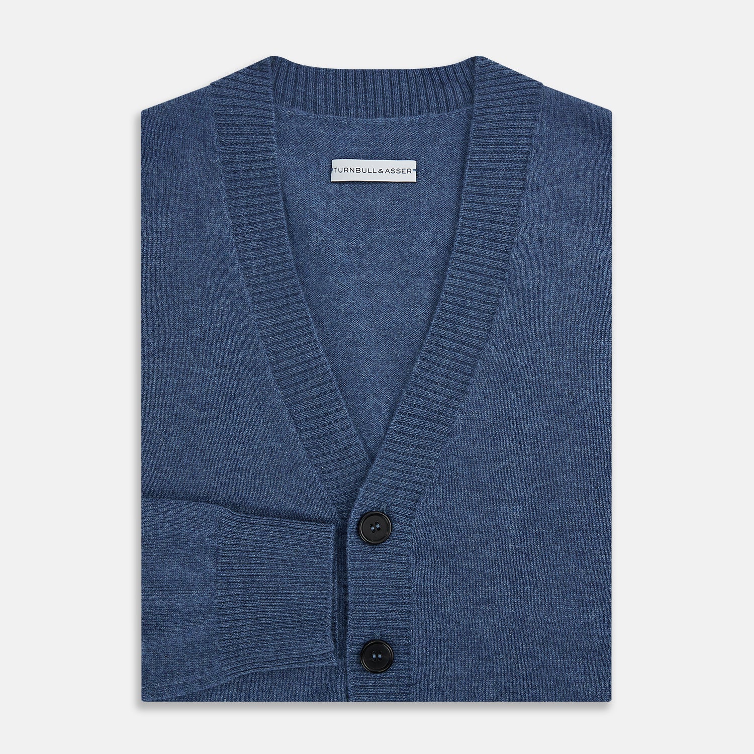 View 4 of product Blue Cashmere Cardigan