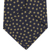 View 4 of product Navy and Gold Paint Spot Silk Tie