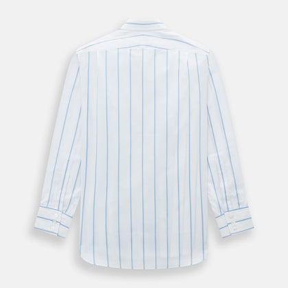 Colony Blue Track Stripe Mayfair Shirt Image 2
