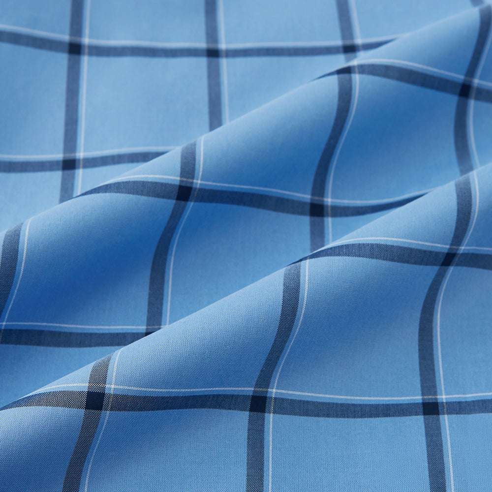 Colony Blue Grid Check Mayfair Shirt
