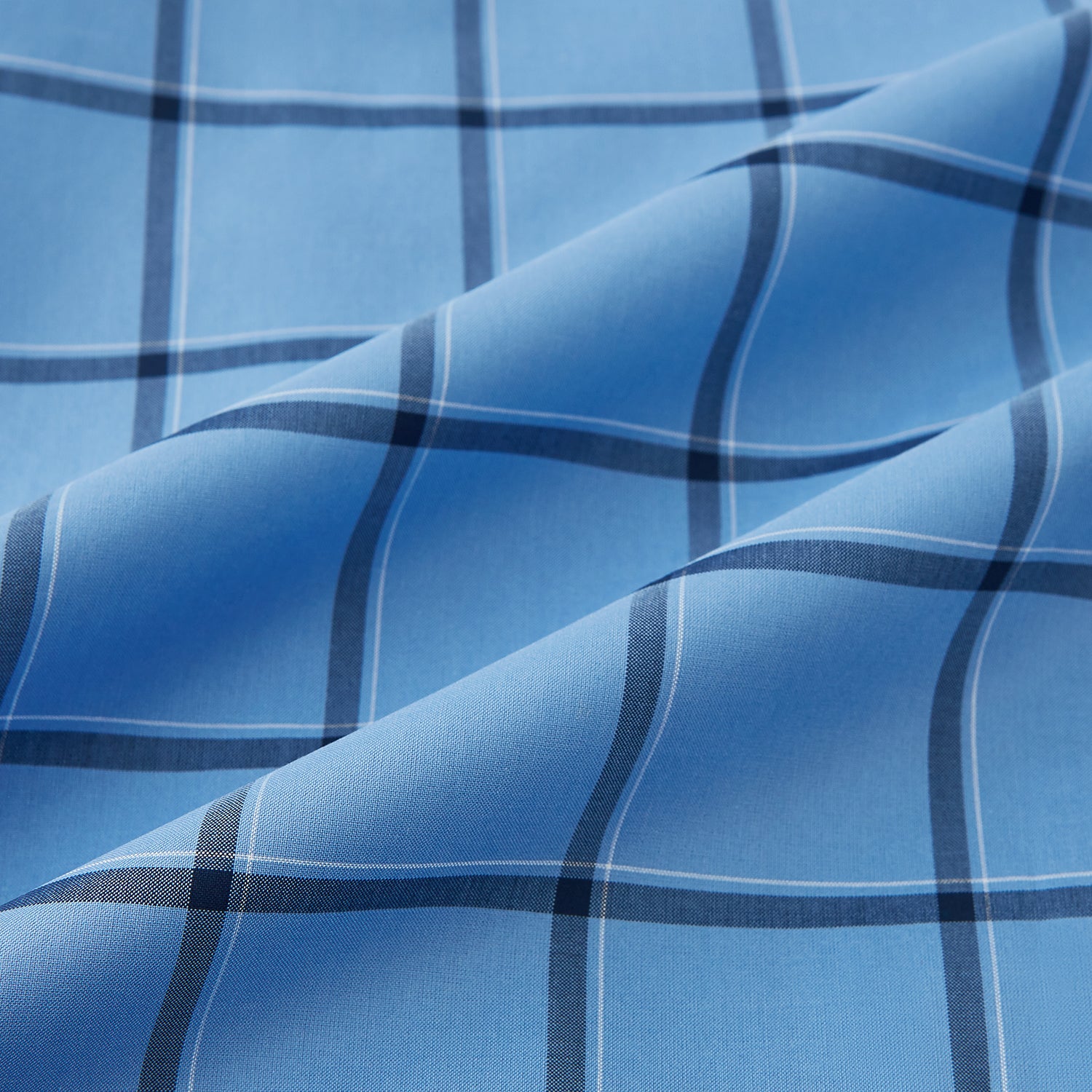 View 6 of product Colony Blue Grid Check Mayfair Shirt
