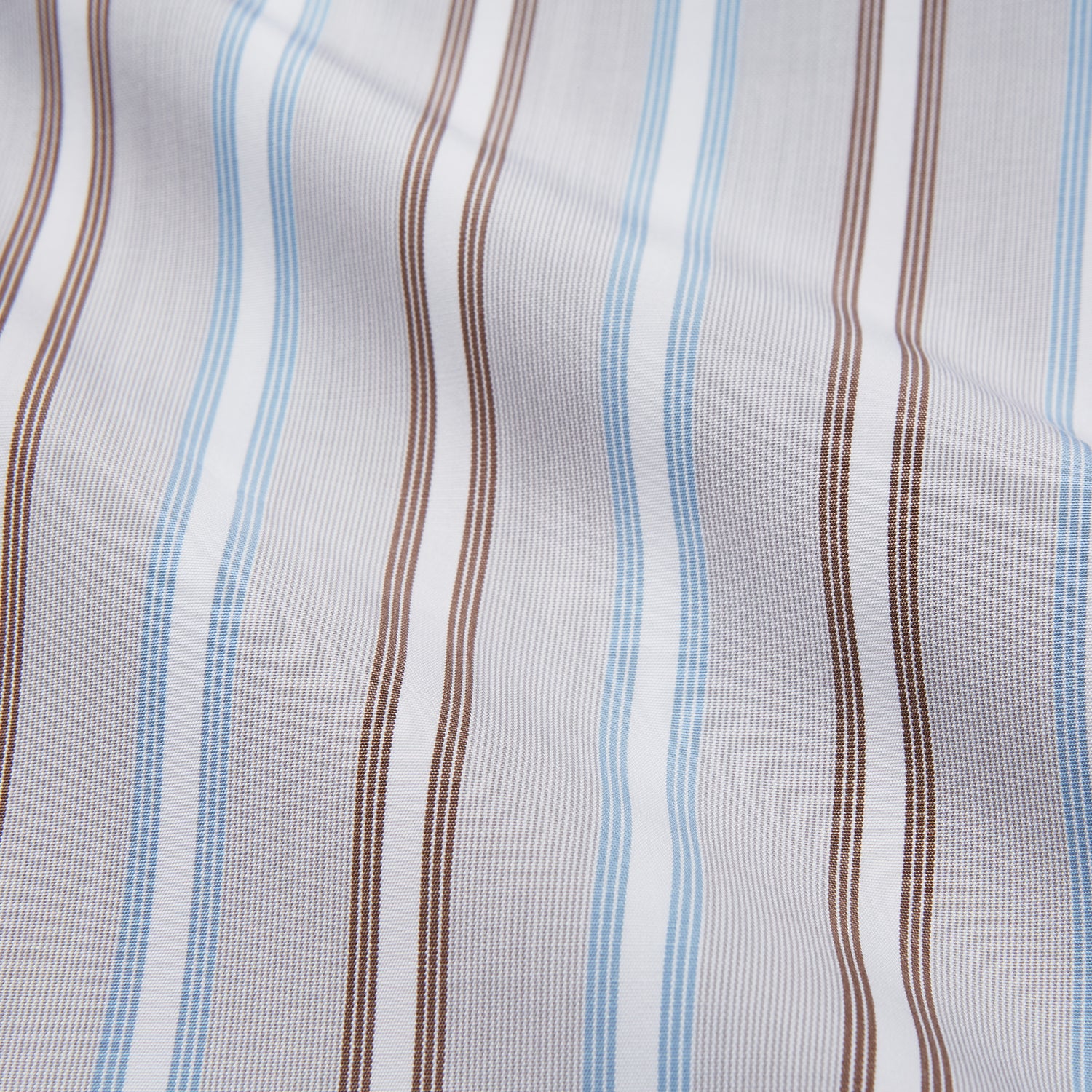 View 4 of product Beige Multi Stripe Cotton Regular Fit Penrose Shirt