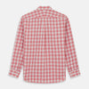 View 6 of product Red Check Cotton Weekend Fit Finch Shirt