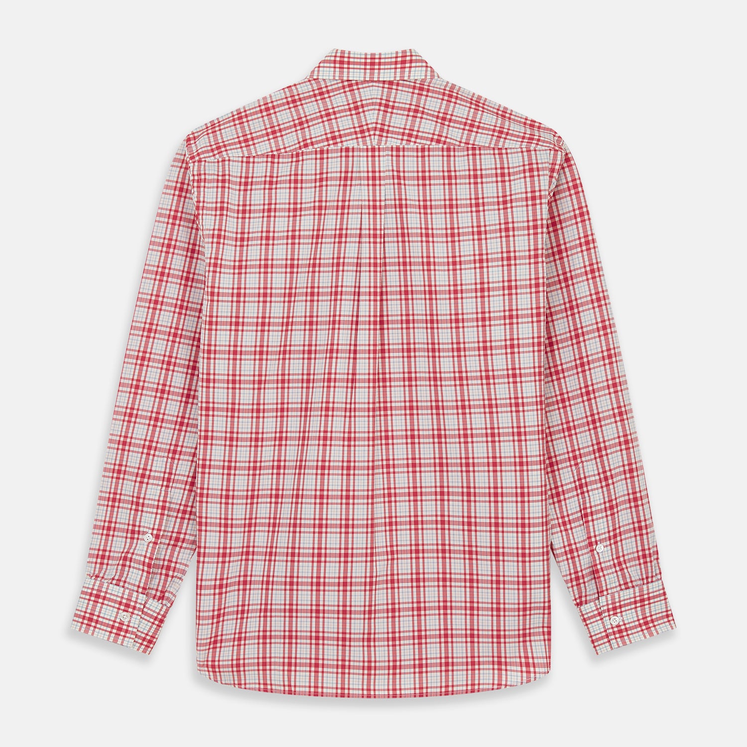 View 6 of product Red Check Cotton Weekend Fit Finch Shirt