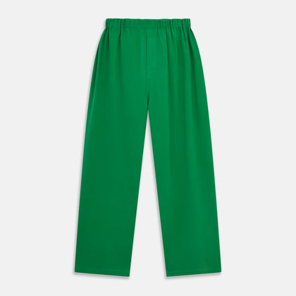Green Silk Hyde Pyjamas Set Image 4