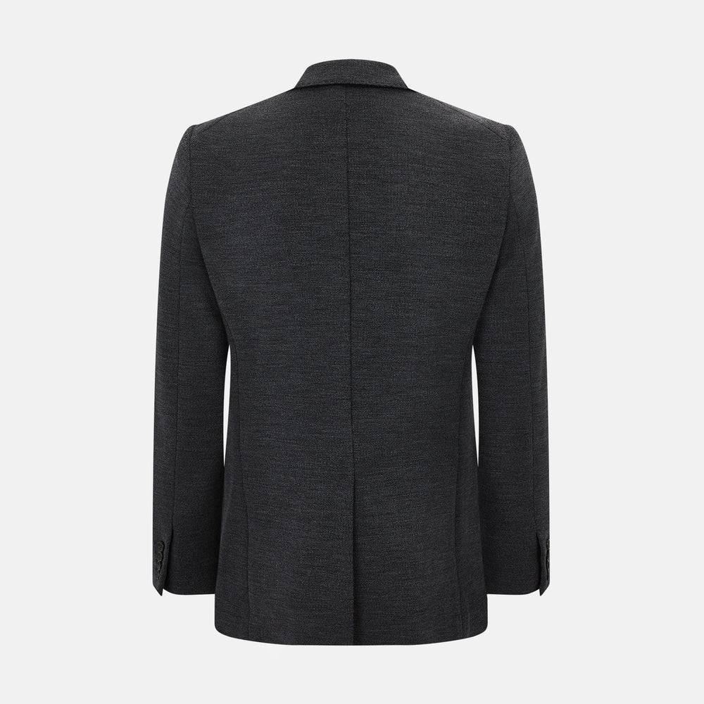 Graphite Knitted Oxford Blazer
