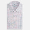View 5 of product Pink Overlay Grid Check Mayfair Shirt