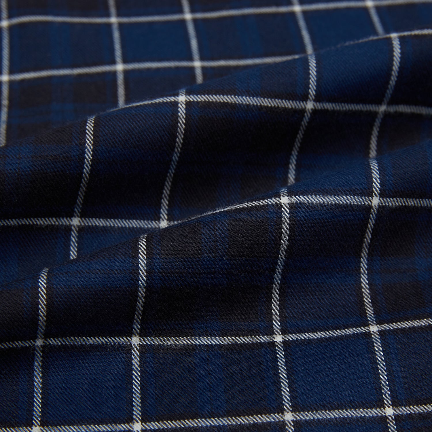 View 8 of product Navy and White Check Windsor Shirt