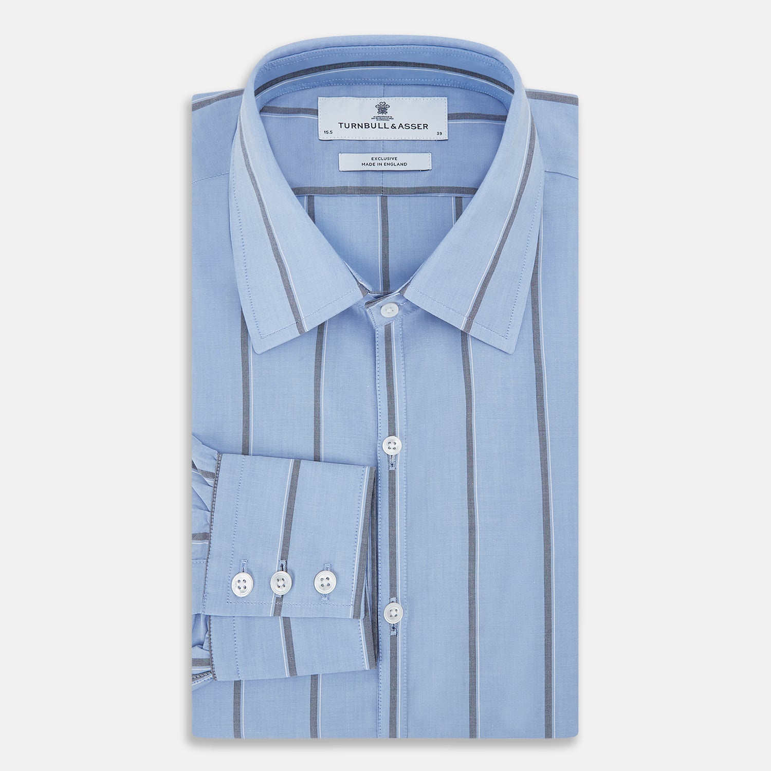 View 5 of product Sky Blue Track Stripe Westminster Shirt