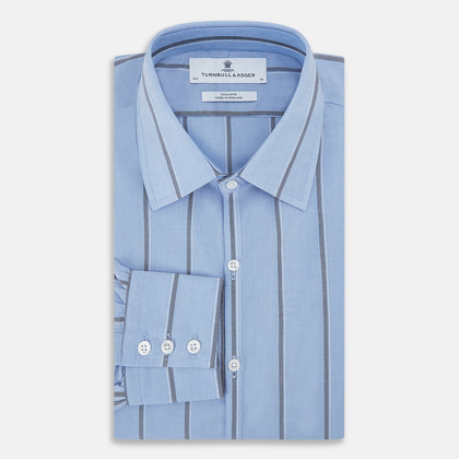 Sky Blue Track Stripe Westminster Shirt Image 4