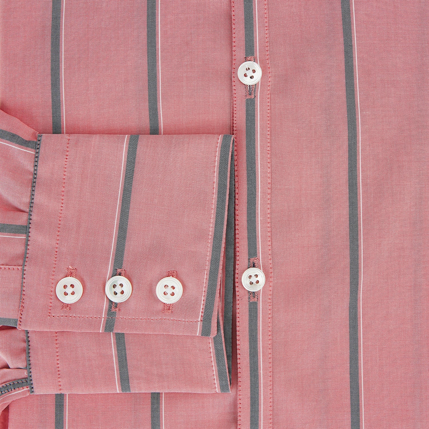 View 4 of product Coral Pink Track Stripe Westminster Shirt