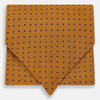 View 1 of product Navy and Orange Micro Dot Silk Cravat