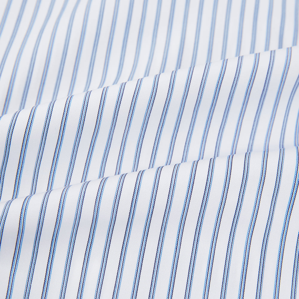 Navy Double Pinstripe Mayfair Shirt