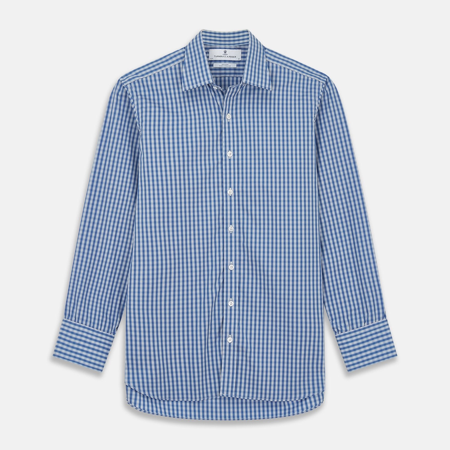 View 1 of product Navy Multi Check Cotton Regular Fit Mayfair Shirt
