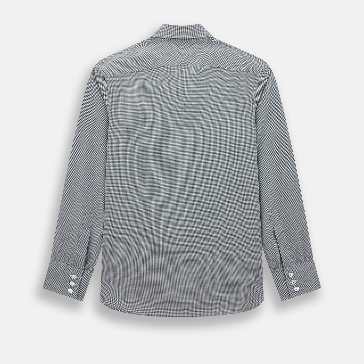 View 3 of product Grey and White Micro Check Westminster Shirt