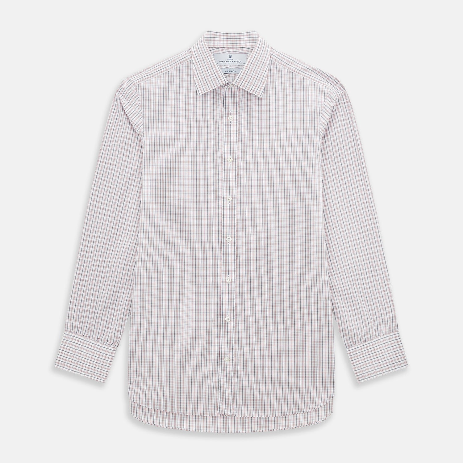 View 1 of product Red and Blue Multi Check Mayfair Shirt