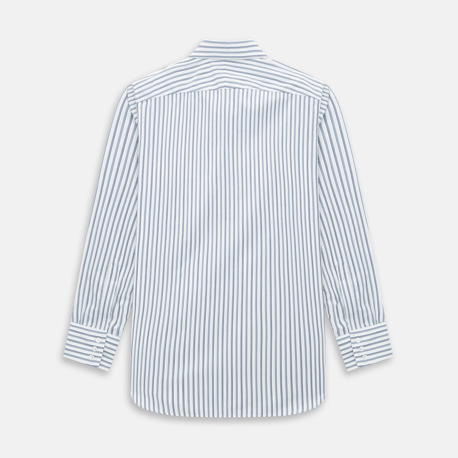 View 3 of product SAPPHIRE BLUE MULTI TRACK STRIPE WINDSOR SHIRT