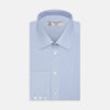 View 1 of product Light Blue End-on-End Shirt with T&A Collar and 3-Button Cuffs