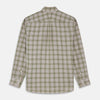 View 5 of product Green and Oatmeal Multi Check Cotton Weekend Fit Hayne Shirt