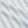 Blue and Off-White Stripe Cotton Weekend Fit Finch Shirt