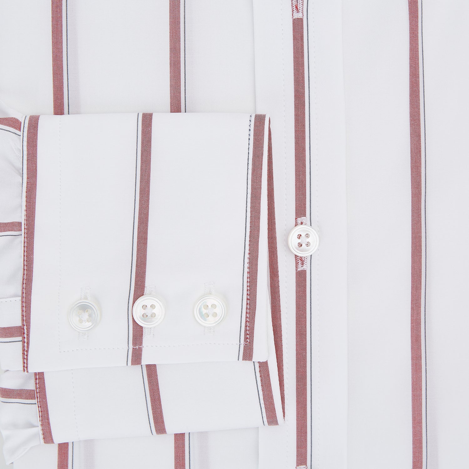 View 4 of product Dark Red Track Stripe Mayfair Shirt