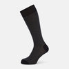 View 1 of product Charcoal Melange Houndstooth Mid-Length Socks
