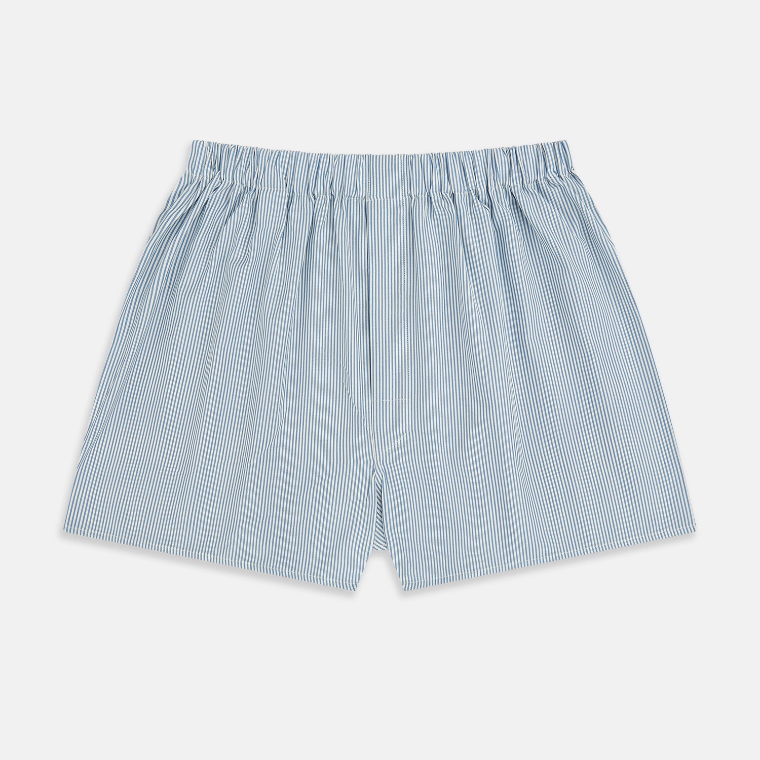 View 1 of product Blue Bengal Stripe Godfrey Boxer Shorts