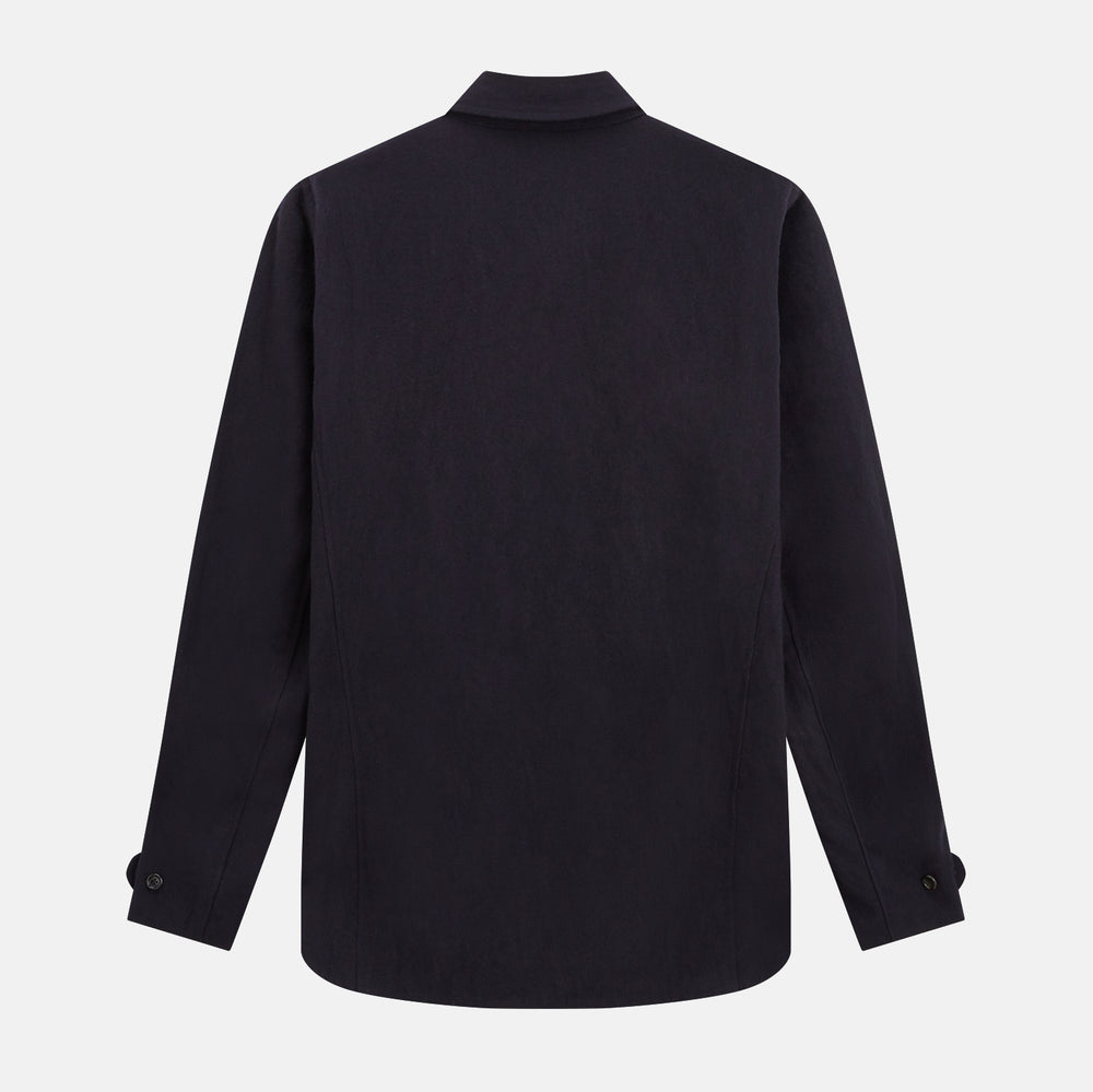 Navy Primrose Overshirt