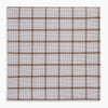 View 4 of product Hand Rolled Brown Overlay Check Handkerchief