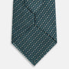 View 3 of product Teal Micro Hexagon Silk Tie
