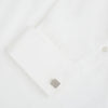 View 3 of product Silver Textured Square Cufflinks