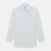 View 1 of product Navy and Yellow Wide Pinstripe Mayfair Shirt